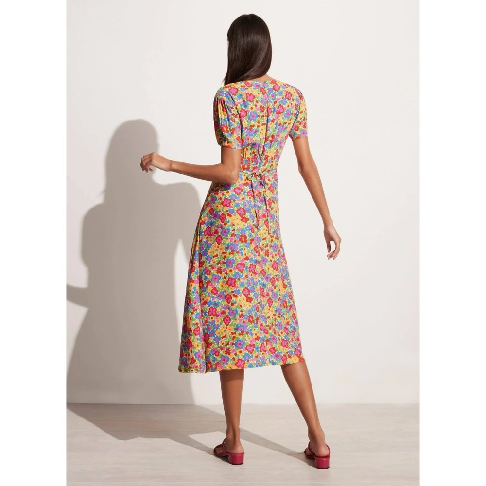 Faithfull the Brand Multicolor Floral Midi Dress - Picture 2 of 12